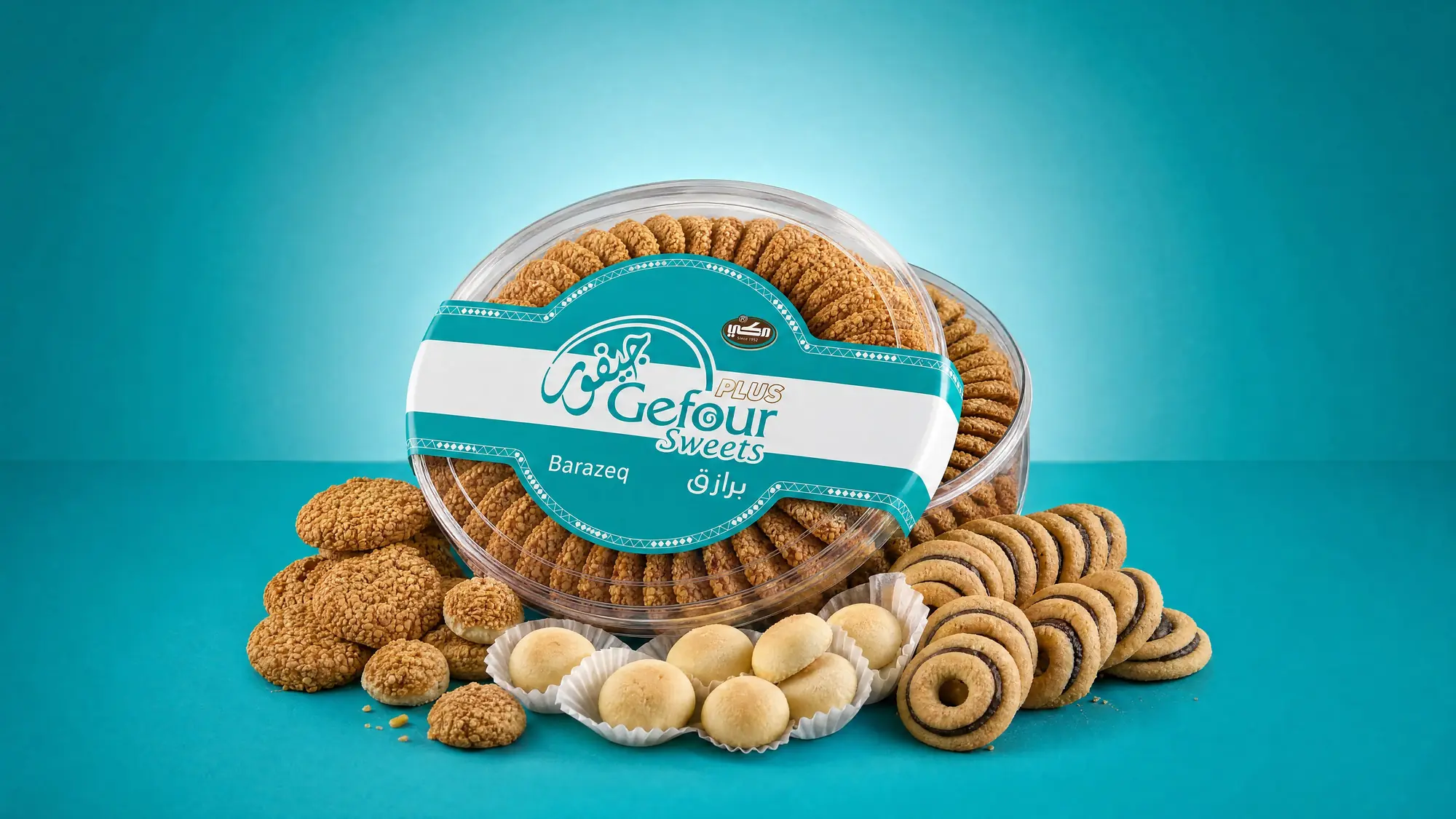 Gefour Sweets — The Damascene assortment, in a tub